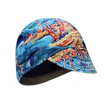 Load image into Gallery viewer, Fireproof Welding Cap Breathable Dust-Proof Fireproof Labor Protection Cap Duck Tongue Style Protective Head Cover
