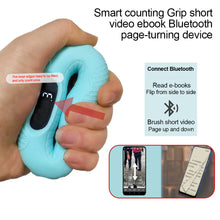Load image into Gallery viewer, Smart Counting Grip With Bluetooth Page-Turning Video Finger Rehabilitation Strength Exercise Silicone Grip Ring
