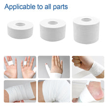 Load image into Gallery viewer, 9.1M White White Cotton Cloth Sports Tape Match With Skin Film Easy To Tear Serrated Edge Sports Elastic Breathable Self-Adhesive Bandage -2.5/3.8/5CM
