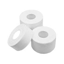 Load image into Gallery viewer, 9.1M White White Cotton Cloth Sports Tape Match With Skin Film Easy To Tear Serrated Edge Sports Elastic Breathable Self-Adhesive Bandage -2.5/3.8/5CM
