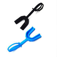 Load image into Gallery viewer, 1PC Strap Mouth Guard Football Hockey Intense Sports Silicone Braces Safety Protective Equipment
