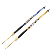 Load image into Gallery viewer, 1.5/1.8M Soft Tail Rock Pole Ultra Short Section Retractable FRP Sea Fishing Rod Fishing Supplies
