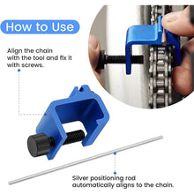 Load image into Gallery viewer, Motorcycles Chain Alignment Tool Quick Accurate Alignment Tool Repair Parts Compatible For Atvs 08-0048 Alignment Tool

