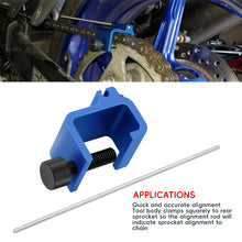 Load image into Gallery viewer, Motorcycles Chain Alignment Tool Quick Accurate Alignment Tool Repair Parts Compatible For Atvs 08-0048 Alignment Tool
