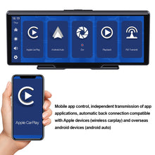 Load image into Gallery viewer, 10.26" Car Wireless Carplay Android Auto DVR Navigation GPS Dash Cam 4K 1080P Video Drive Recorder Stream Dashcam Truck Camera 5G Wifi
