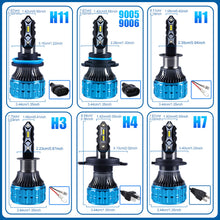 Load image into Gallery viewer, 1PC H1 H3 H4 H7 H11 9005 9006 LED Car Headlight LED Lamp Beam Bulbs Automobiles Lamp 12000LM Lights White
