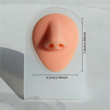 Load image into Gallery viewer, Human Facial Features Model Puncture Perforation Silicone Ear Model Nose Tongue Eyes Navel Big Mouth Ear Model
