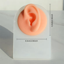 Load image into Gallery viewer, Human Facial Features Model Puncture Perforation Silicone Ear Model Nose Tongue Eyes Navel Big Mouth Ear Model
