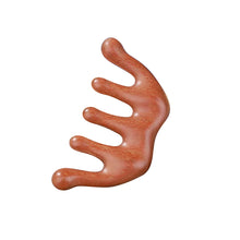Load image into Gallery viewer, Wide-toothed Anti-static Massage Scrapping Hair Comb Green Sandalwood Meridian Comb Scalp Massage Meridian Hair Comb
