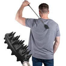Load image into Gallery viewer, Telescopic Brush Stainless Steel Long Handle No Need for Itching Scratch Massage Brush Double-sided Silicone Massage Brush
