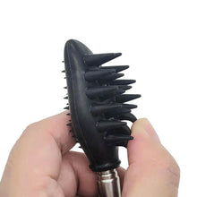 Load image into Gallery viewer, Telescopic Brush Stainless Steel Long Handle No Need for Itching Scratch Massage Brush Double-sided Silicone Massage Brush
