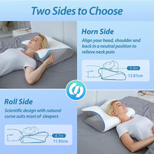 Load image into Gallery viewer, Comfortable Soft Memory Pillow Household Sleep Hidden Zipper Inner Cover Cervical Protection Health Care
