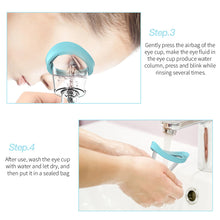 Load image into Gallery viewer, Portable Squeezed Eye Wash Cup Eye Flow Liquid Rinser Transparent Silicone Eye Clear Cup Eye Health Care
