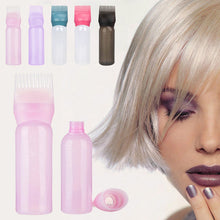 Load image into Gallery viewer, Soft Convinent Ruler Beautiful Hair Styling Dye Bottle Durable Dry Cleaning Bottle Hair Salon Graduated Hot Dye Hair Bottle
