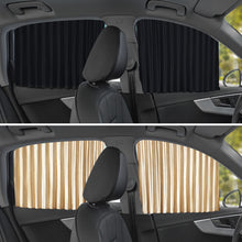 Load image into Gallery viewer, 2/4pcs Car Window Sunshade Curtain Fully Magnetic Front Back Row Sunshade Curtain Universal Car Side Window Protection Car Curtain
