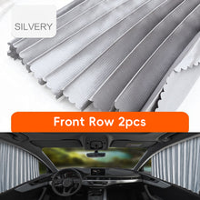 Load image into Gallery viewer, 2/4pcs Car Window Sunshade Curtain Fully Magnetic Front Back Row Sunshade Curtain Universal Car Side Window Protection Car Curtain

