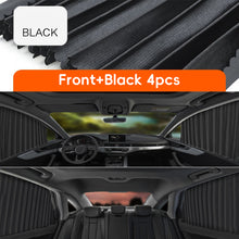 Load image into Gallery viewer, 2/4pcs Car Window Sunshade Curtain Fully Magnetic Front Back Row Sunshade Curtain Universal Car Side Window Protection Car Curtain

