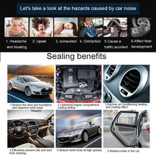 Load image into Gallery viewer, Car Fender Flare Arch Seal Strip Small Slanted Rubber T-Type Seal Edge Gap Strips Waterproof Soundproof Protection Strips
