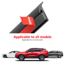 Load image into Gallery viewer, Car Fender Flare Arch Seal Strip Small Slanted Rubber T-Type Seal Edge Gap Strips Waterproof Soundproof Protection Strips
