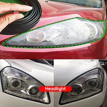 Load image into Gallery viewer, Car Fender Flare Arch Seal Strip Small Slanted Rubber T-Type Seal Edge Gap Strips Waterproof Soundproof Protection Strips
