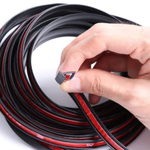 Load image into Gallery viewer, Car Fender Flare Arch Seal Strip Small Slanted Rubber T-Type Seal Edge Gap Strips Waterproof Soundproof Protection Strips
