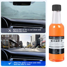 Load image into Gallery viewer, 150ML Car Glass Stripper Oil Film Cleaner Water Spot Remover Auto Car Windshield Cleaner Liquid Window Glass Wiper Oil Film Agent
