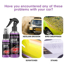 Load image into Gallery viewer, 3 IN 1 Car Coating Wax Polishing Spray High Protection Quick Ceramic Coating Nano Spray Plastic Refresh Fast Fine Scratch Repair
