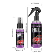 Load image into Gallery viewer, 3 IN 1 Car Coating Wax Polishing Spray High Protection Quick Ceramic Coating Nano Spray Plastic Refresh Fast Fine Scratch Repair
