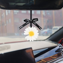 Load image into Gallery viewer, Car Interior Aromatherapy Rear View Mirror Pendant Solid Air Purifying Balm Plaster Tablet For Wardrobe Air Freshener Daisy Rose
