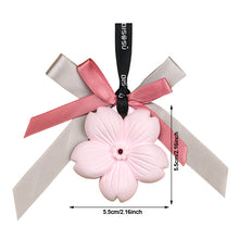 Load image into Gallery viewer, Car Interior Aromatherapy Rear View Mirror Pendant Solid Air Purifying Balm Plaster Tablet For Wardrobe Air Freshener Daisy Rose
