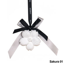 Load image into Gallery viewer, Car Interior Aromatherapy Rear View Mirror Pendant Solid Air Purifying Balm Plaster Tablet For Wardrobe Air Freshener Daisy Rose
