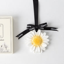 Load image into Gallery viewer, Car Interior Aromatherapy Rear View Mirror Pendant Solid Air Purifying Balm Plaster Tablet For Wardrobe Air Freshener Daisy Rose
