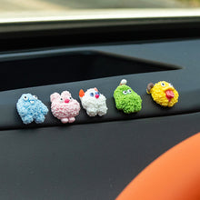 Load image into Gallery viewer, 1Pc Mini Cute Animals Car Center Console Ornaments Display Screen Decoration Car Interior Decorations Sheep Pendant Doll
