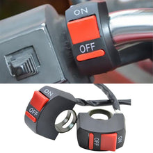 Load image into Gallery viewer, Motorcycle Handlebar LED Headlight Switch Far Near Two Lines Switch Button Driving Light Switch Motorbike

