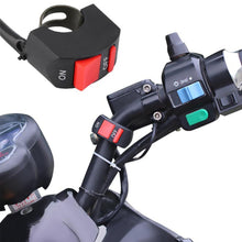 Load image into Gallery viewer, Motorcycle Handlebar LED Headlight Switch Far Near Two Lines Switch Button Driving Light Switch Motorbike
