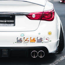 Load image into Gallery viewer, 5Pcs Funny Cats Animal Car Sticker Stickers Decoration Styling Car Body Home Window Creative Decals Decor
