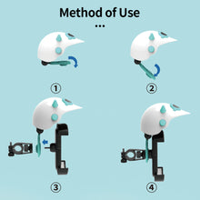 Load image into Gallery viewer, Small Motorcycle Helmet Rider Mobile Phone Holder and Electric Bicycle Navigation Mobile Phone Holder Waterproof Sunshade
