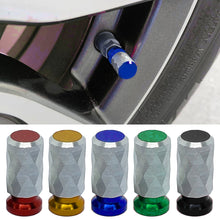 Load image into Gallery viewer, 4Pcs Aluminum Car Tire Wheel Rims Stem Air Valve Caps Stems Tyre Cover Truck Bike Auto Wheel Nipple Plugs
