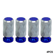 Load image into Gallery viewer, 4Pcs Aluminum Car Tire Wheel Rims Stem Air Valve Caps Stems Tyre Cover Truck Bike Auto Wheel Nipple Plugs

