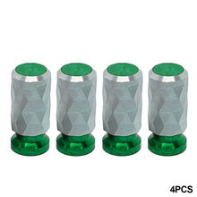 Load image into Gallery viewer, 4Pcs Aluminum Car Tire Wheel Rims Stem Air Valve Caps Stems Tyre Cover Truck Bike Auto Wheel Nipple Plugs
