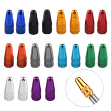Load image into Gallery viewer, Bicycle Tire Presta Valves Caps Air Valve Caps Aluminium Alloy for Road Bike Tyre Ultralight Cap Designed Valve Covers
