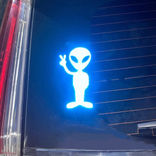 Load image into Gallery viewer, Car Sticker Personality Fashion Alien Peace Highly Reflective Warning for Motorcycle Vinyl Decals Accessories Sunscreen
