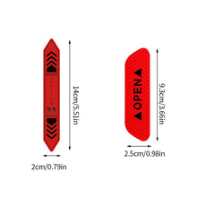 Load image into Gallery viewer, 4Pcs/Set Car Door Stickers Night Safety Reflective Warning Tape Door Stickers Decorative Stickers Car Reflective Strip Auto Accessories
