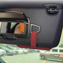 Load image into Gallery viewer, Car Sun Visor Glasses Case Auto Leather Glasses Holder Sunglasses Clip Card Ticket Holder Multi-Function Car Interior Storage
