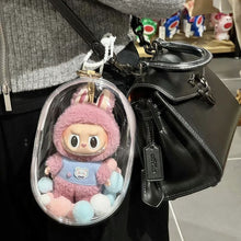 Load image into Gallery viewer, 1Pc Mystery Box Storage Case Anime Ornaments Mystery Box Organizer Box Square Plush Dolls Display Bag With Keychain
