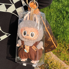 Load image into Gallery viewer, 1Pc Mystery Box Storage Case Anime Ornaments Mystery Box Organizer Box Square Plush Dolls Display Bag With Keychain
