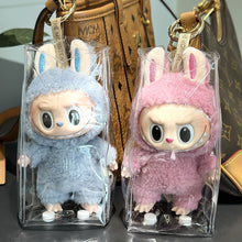 Load image into Gallery viewer, 1Pc Mystery Box Storage Case Anime Ornaments Mystery Box Organizer Box Square Plush Dolls Display Bag With Keychain
