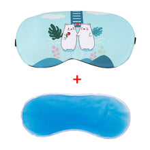 Load image into Gallery viewer, Creative Sleep Hot Compress Eye Mask Lunch Break Ice Bag Cartoon Cute Ice Compress Shading Eye Mask Travel Health Care
