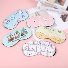Load image into Gallery viewer, Creative Sleep Hot Compress Eye Mask Lunch Break Ice Bag Cartoon Cute Ice Compress Shading Eye Mask Travel Health Care
