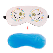 Load image into Gallery viewer, Creative Sleep Hot Compress Eye Mask Lunch Break Ice Bag Cartoon Cute Ice Compress Shading Eye Mask Travel Health Care

